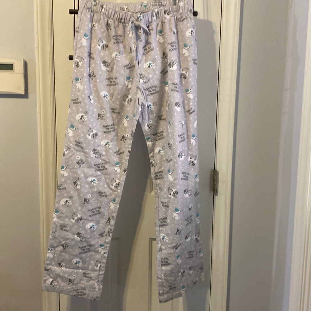 iheartdogs Christmas pajama pants unisex size small